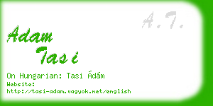 adam tasi business card